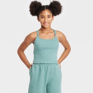 Art Class Green Cami Bralette